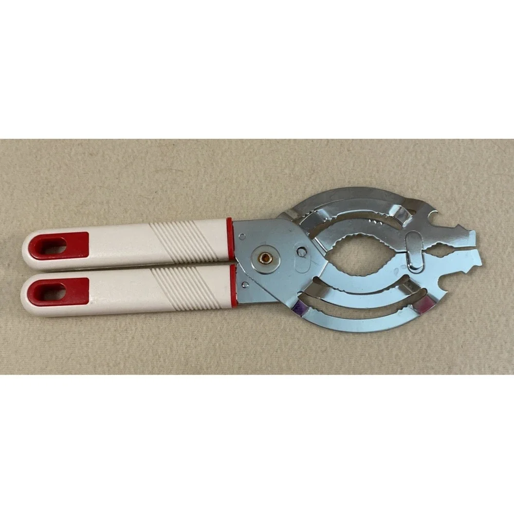 Universal Jar And Bottle Opener Nut Cracker Kitchen Tool Gadget Multi Tool Vtg